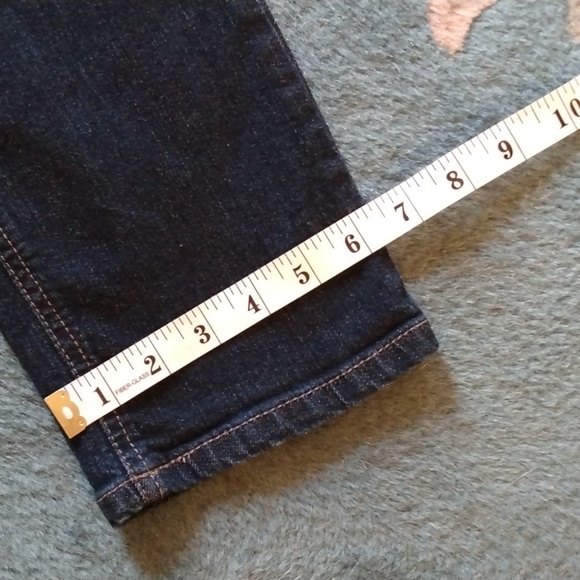 DENIM &CO CROPPED DENIM 5 POCKET SKINNY JEANS SZ 12 EUC - Picture 10 of 11